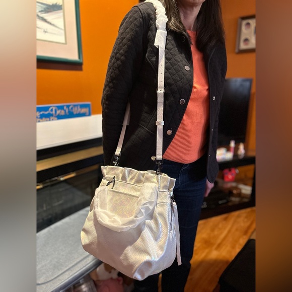 Aimee Kestenberg Cooper Leather Convertible Shoulder Bag - Hologram Snake - Picture 12 of 17